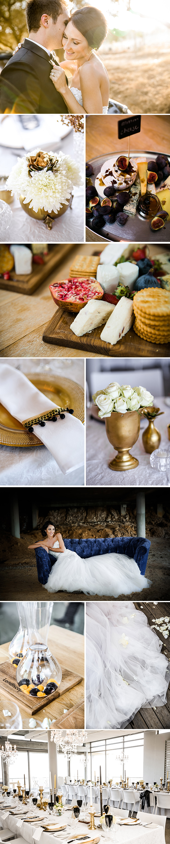 elegante troue in swart en goud 4
